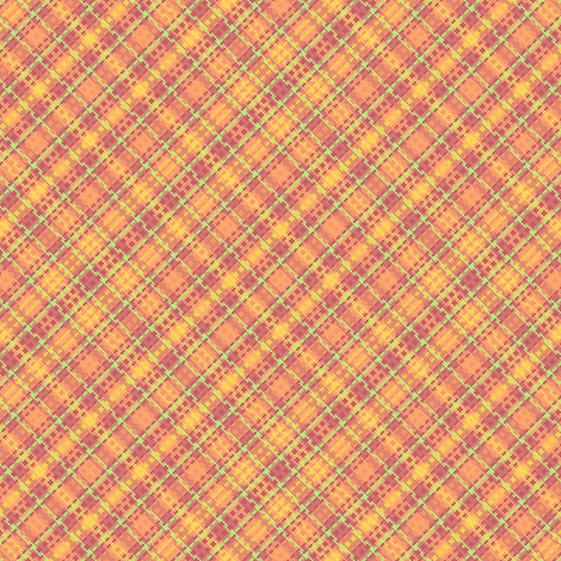 Tartan plaid pattern with texture and nature color Vector illustration