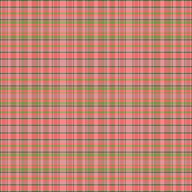 Tartan plaid pattern with texture and nature color Vector illustration