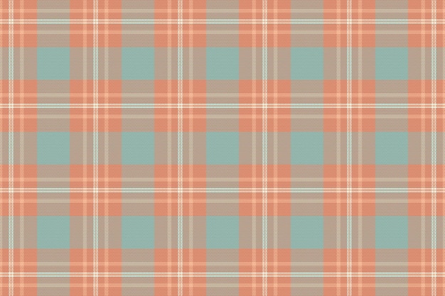 Tartan plaid pattern with texture and nature color Vector illustration