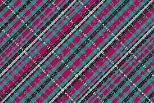 Vector tartan plaid pattern with texture and retro color vector illustration