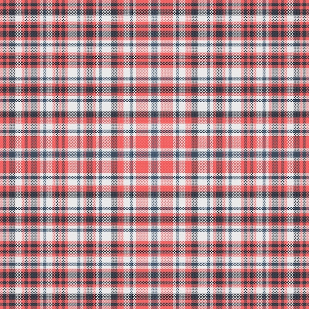 Tartan plaid pattern with texture and retro color Vector illustration