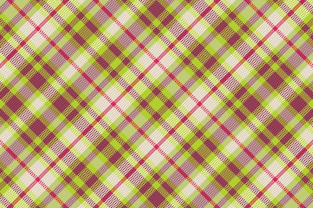 Tartan plaid pattern with texture and summer color