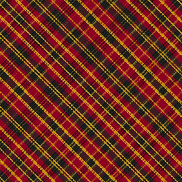 Tartan plaid pattern with texture Vector illustration