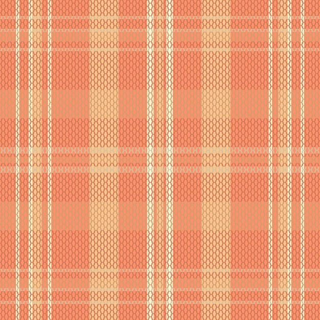 Tartan plaid pattern with texture and warm color