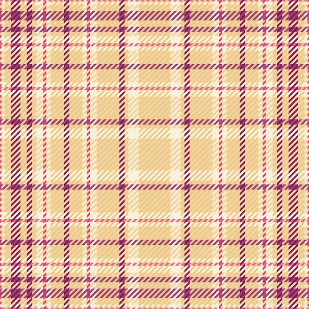 Tartan plaid pattern with texture and warm color