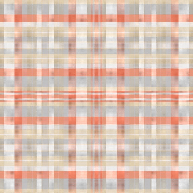 Tartan plaid pattern with texture and warm color