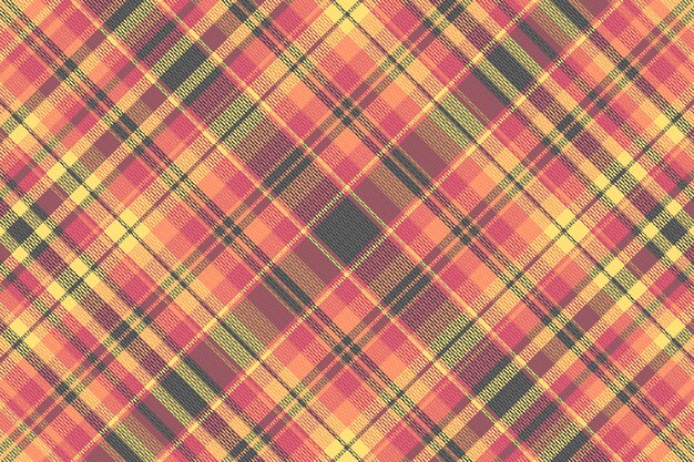 Tartan plaid pattern with texture and warm color