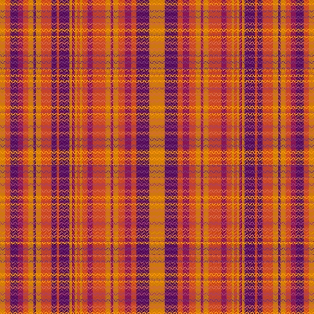 Tartan plaid pattern with texture and warm color