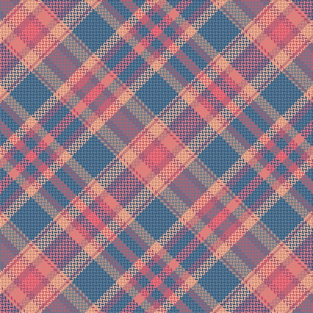 Tartan plaid pattern with texture and warm color