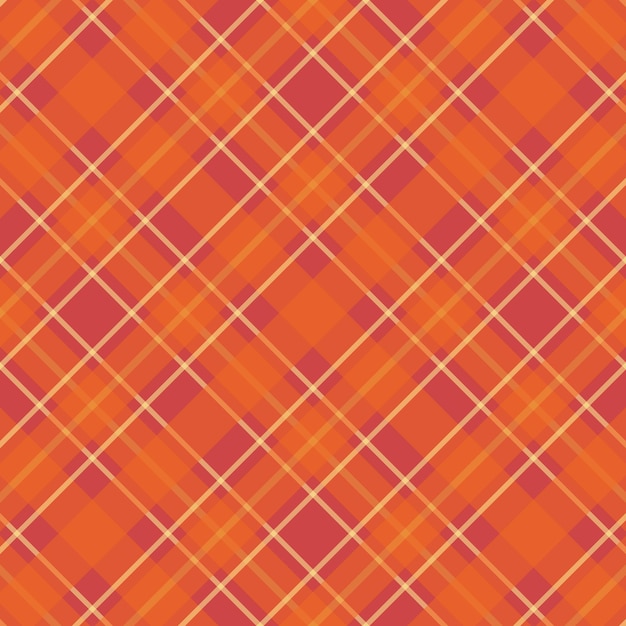 Tartan plaid pattern with texture and warm color