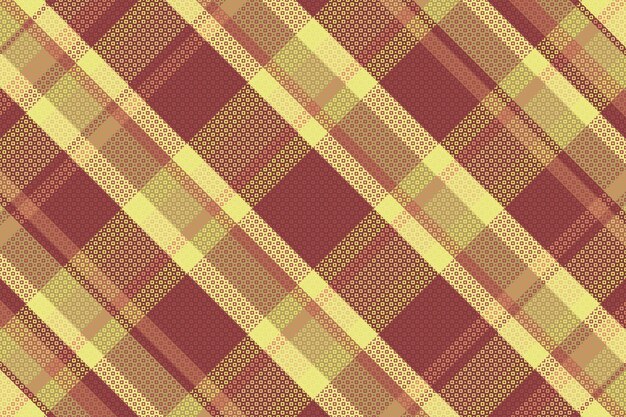 Tartan plaid pattern with texture and warm color