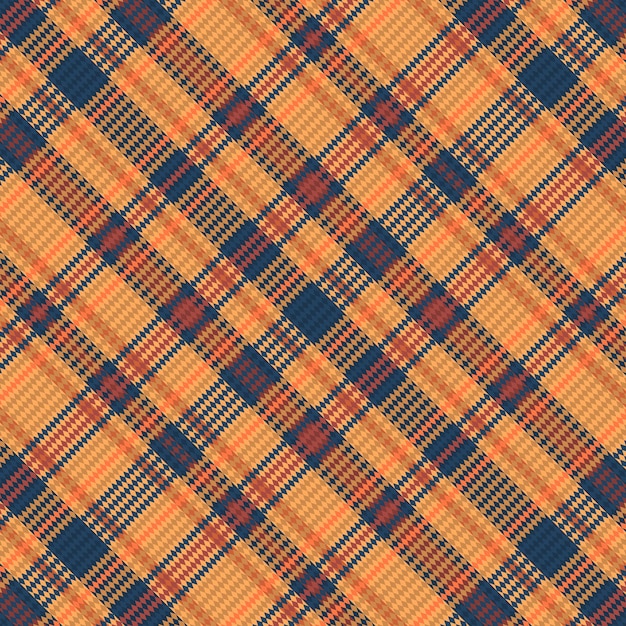 Tartan plaid pattern with texture and warm color