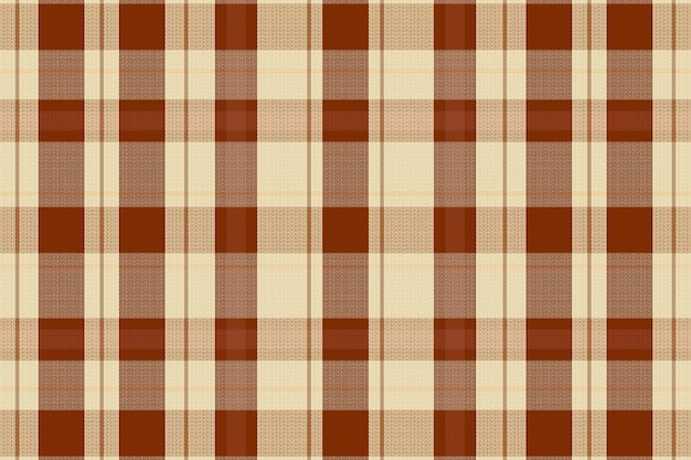 Tartan plaid pattern with texture and warm color