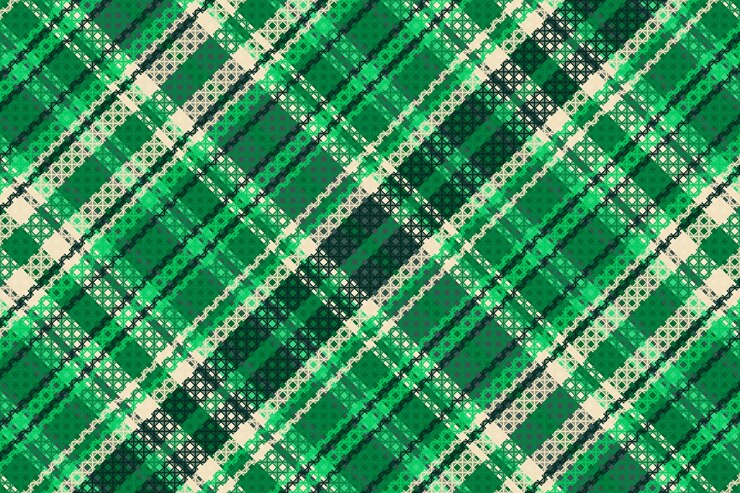 Vector tartan plaid pattern with texture