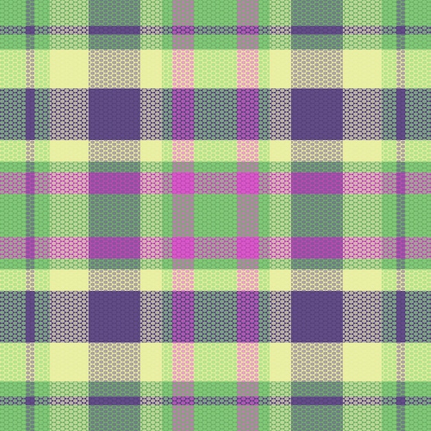 Tartan or plaid retro color pattern