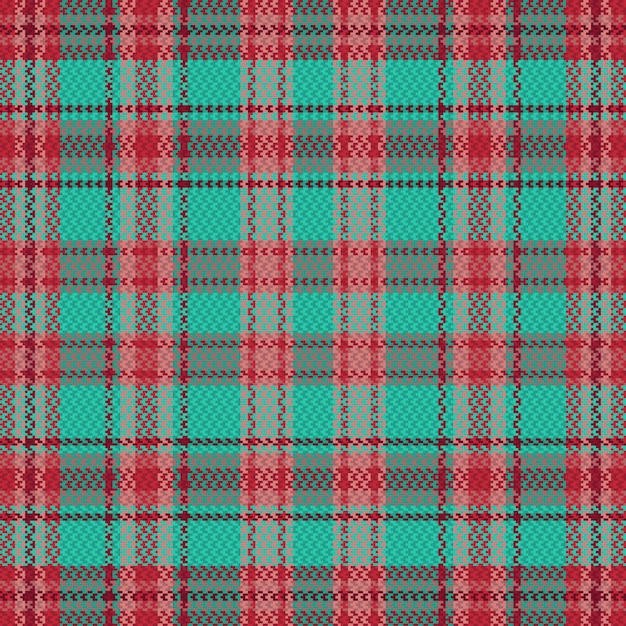 Modello di colore retrò scozzese o plaid