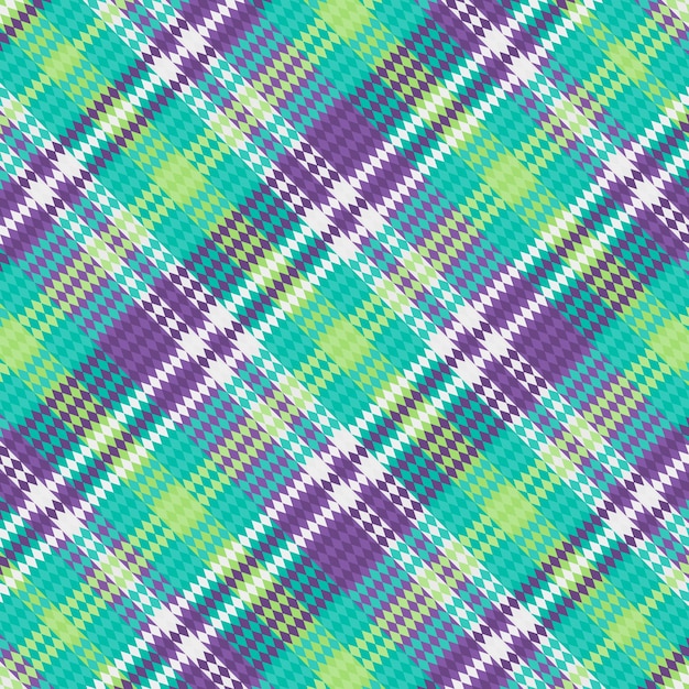 Tartan or plaid retro color pattern