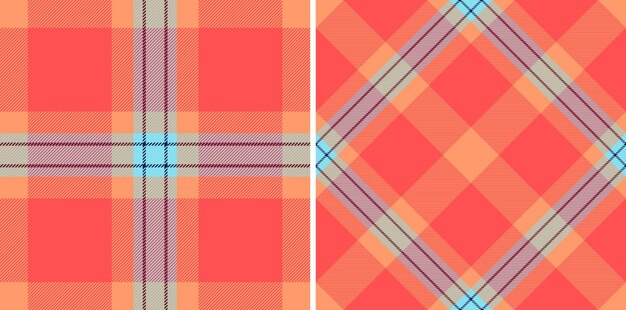 Tartan plaid textuur van naadloos textiel met een vector achtergrondpatroon