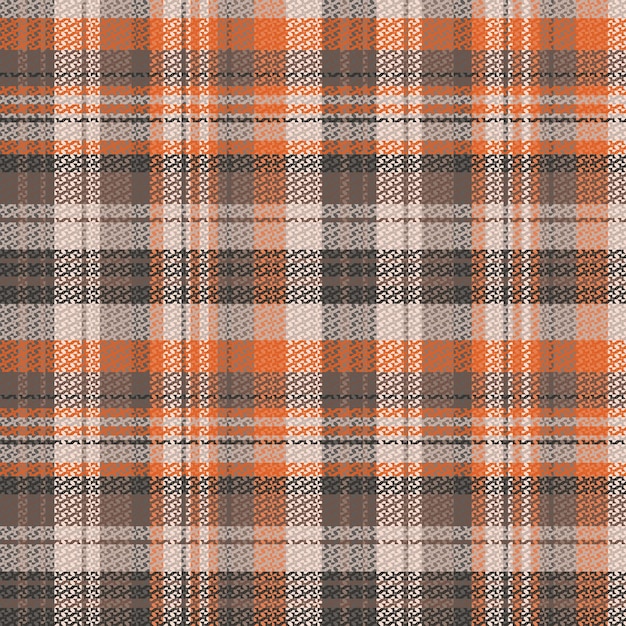 Vector tartan or plaid vintage color pattern