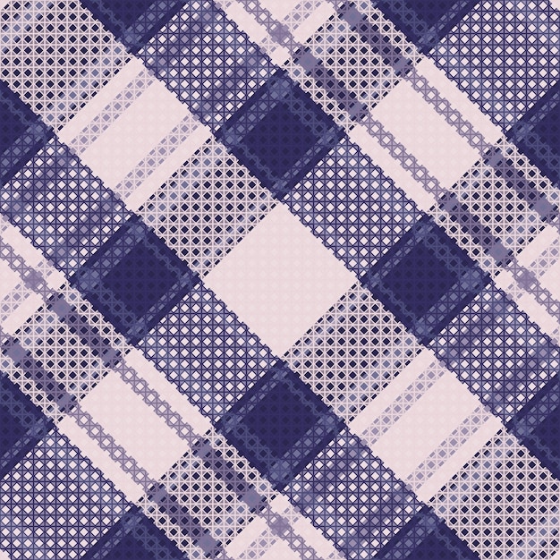 Tartan Plaid With Night Color Pattern