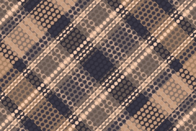 Tartan Plaid With Night Color Pattern