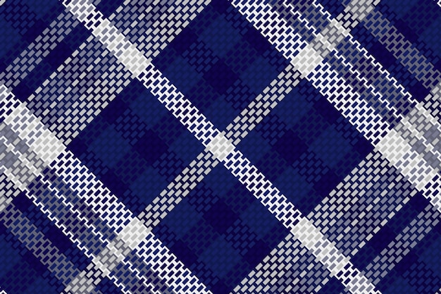 나이트 컬러 패턴의 타탄 체크 무늬