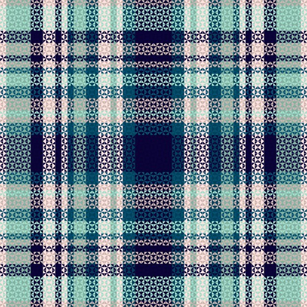 Tartan Plaid With Night Color Pattern