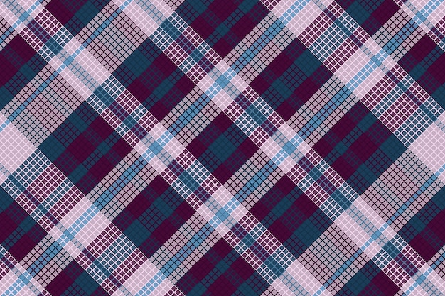 Tartan Plaid With Night Color Pattern