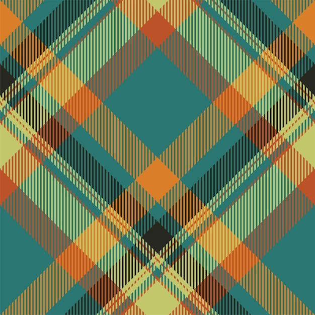 Tartan Schotland naadloze geruite patroon vector Retro achtergrond stof Vintage selectievakje kleur vierkante geometrische textuur