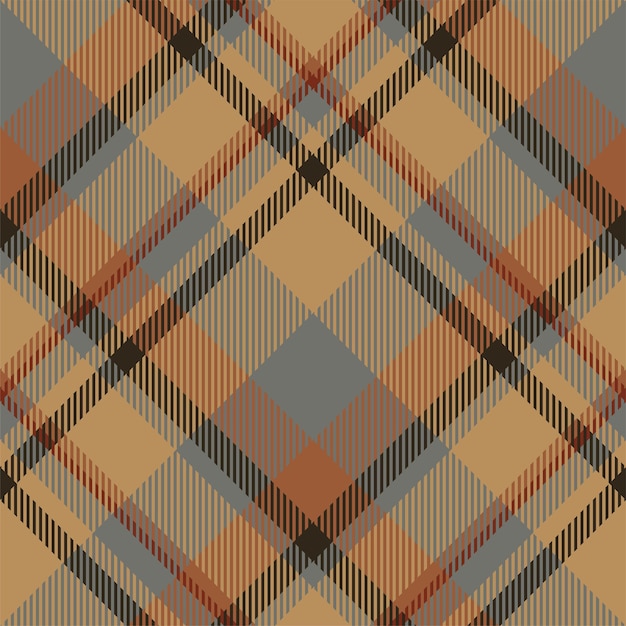 Tartan Schotland naadloze geruite patroon vector Retro achtergrond stof Vintage selectievakje kleur vierkante geometrische textuur
