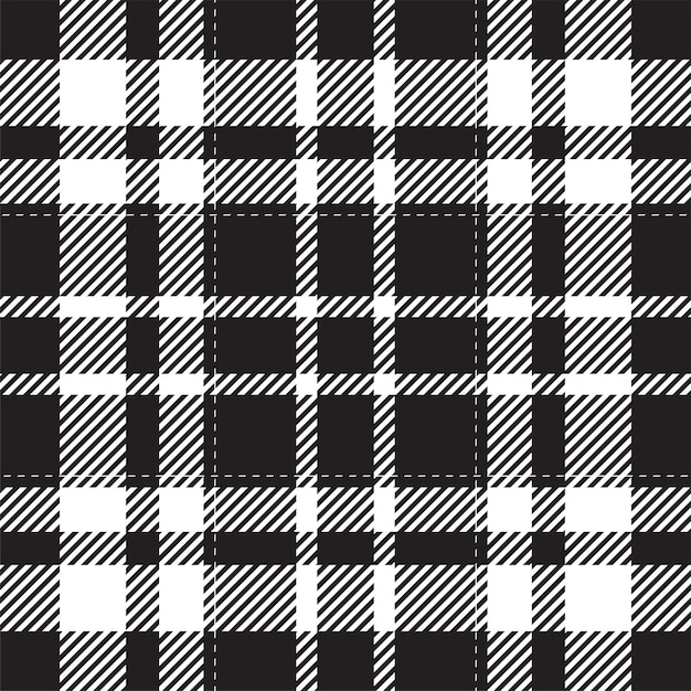 Tartan Schotland naadloze geruite patroon vector Retro achtergrond stof Vintage selectievakje kleur vierkante geometrische textuur