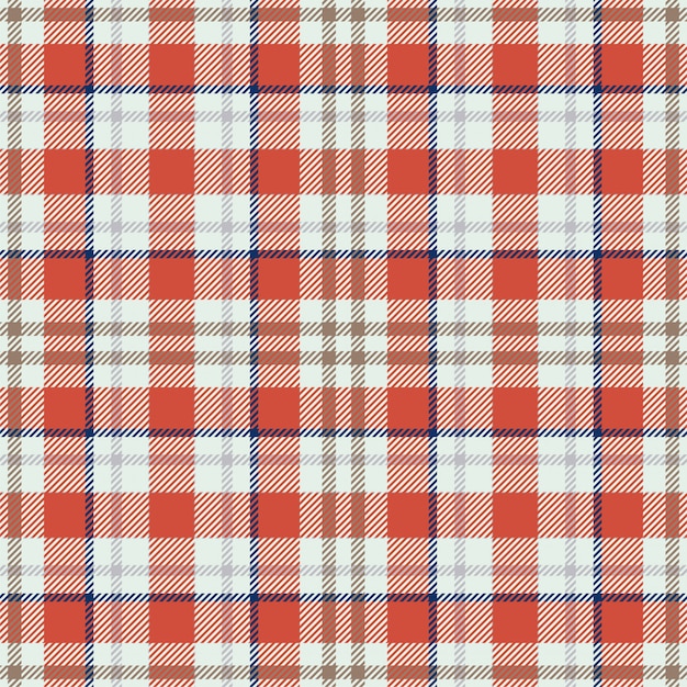 Vector tartan scotland seamless plaid pattern. retro background fabric. vintage check color square geometric texture.