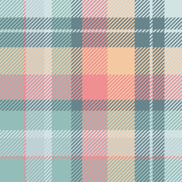 Tartan scotland seamless plaid pattern. retro background fabric. vintage check color square.