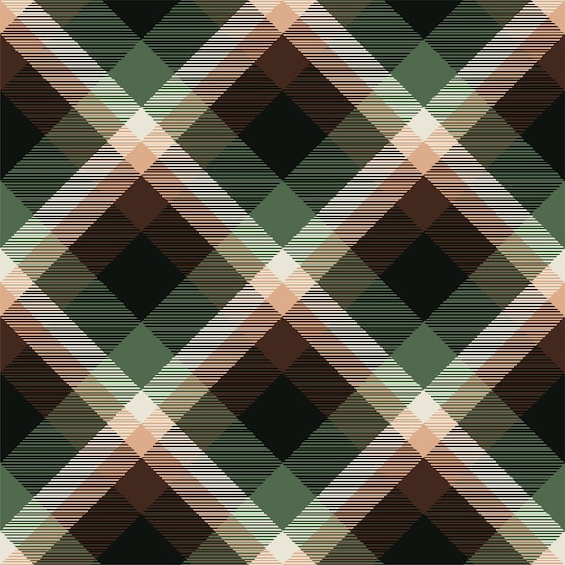 Tartan scotland seamless plaid pattern vector Retro background fabric Vintage check color square geometric texture for textile print wrapping paper gift card wallpaper design