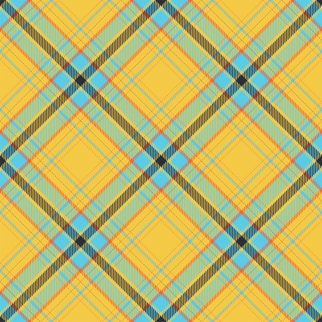 Tartan scotland seamless plaid pattern vector.
