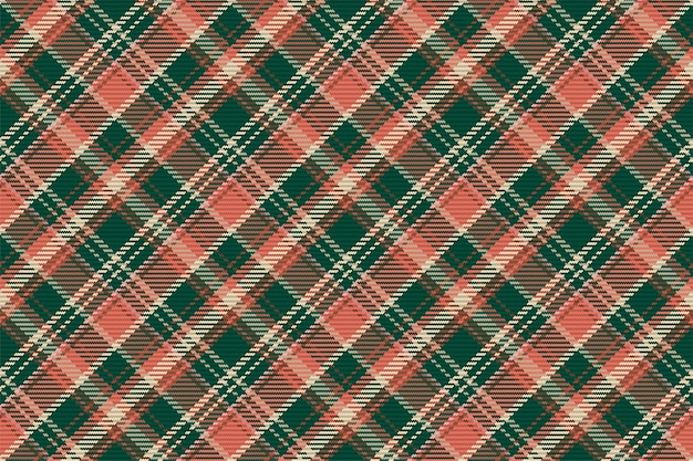 Tartan seamless pattern. retro fabric. vintage geometric texture. diagonal print textile