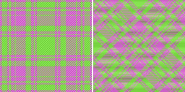 Tartan textiel patroon Vector naadloze geruite Textuur stof achtergrond controle