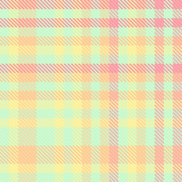 Tartan textielcontrole van naadloze patroonvector met een stoffen geruite achtergrondstructuur