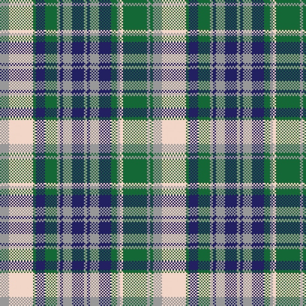 Modello senza cuciture di struttura del controllo del tessuto del tartan