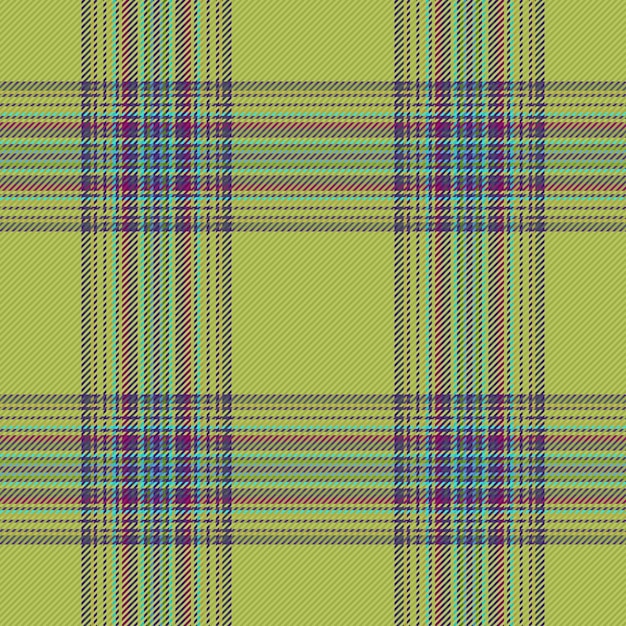 Tartan textile vector of plaid fabric pattern with a background seamless check texture