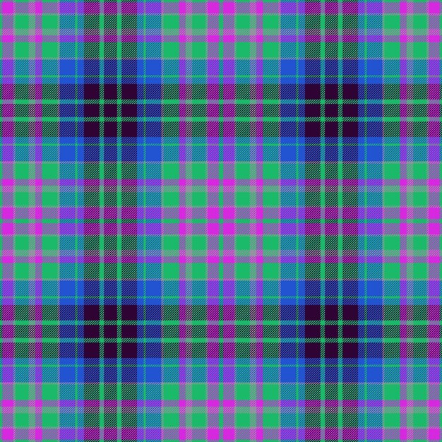 Tartan vector pattern Plaid background check Textile seamless fabric texture