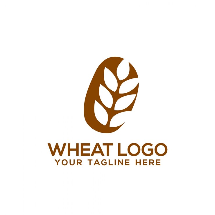 tarwe logo sjabloon
