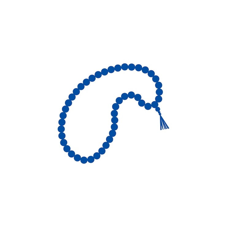 Vector tasbih icon design vector