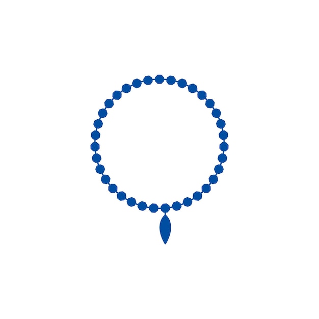 Vector tasbih icon design vector