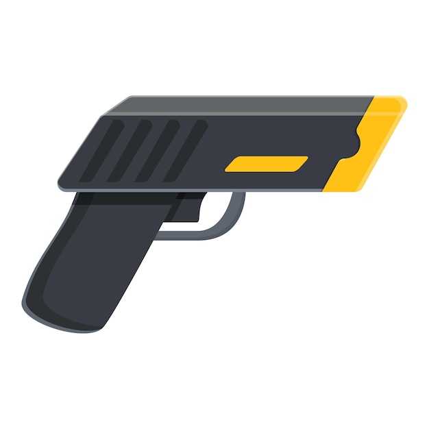 Taser gevaar icoon. Cartoon van taser gevaar vector pictogram voor webdesign geïsoleerd op een witte achtergrond