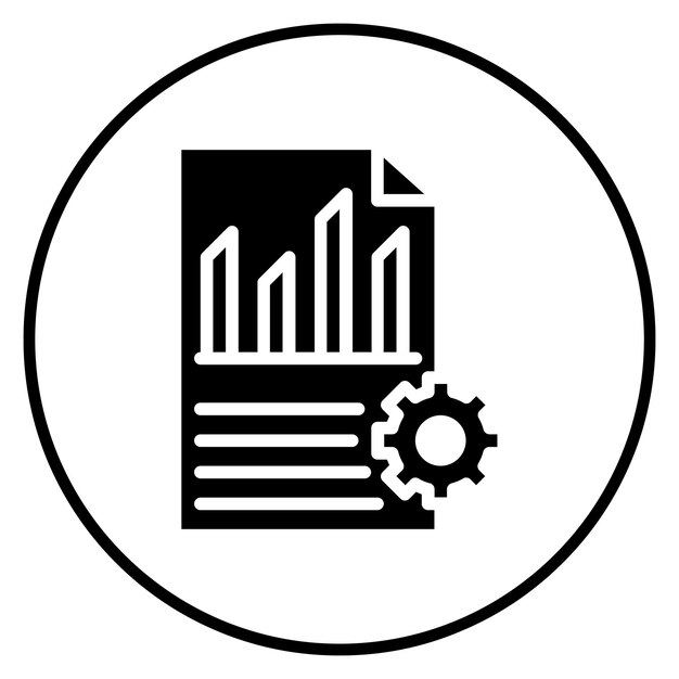 task analysis icon vector image can be used for product management