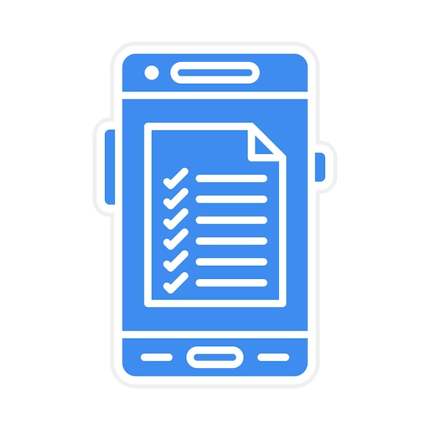 Vector task list icon vector image can be used for mobile app development