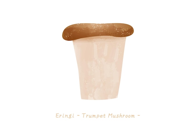 The taste of autumn a simple illustration of mushrooms EringixAVector illustration