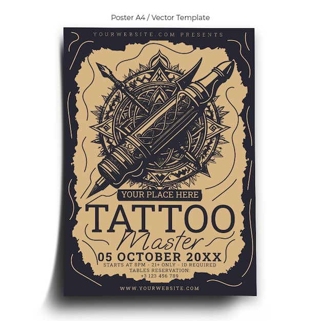 Tattoo Event Poster Template