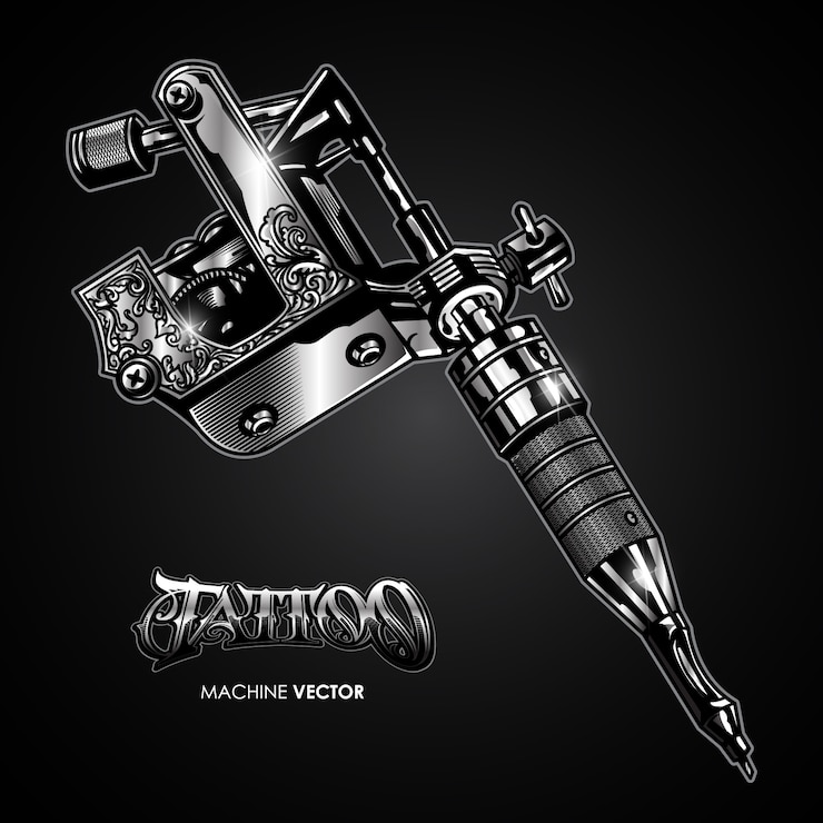 Vector tattoo machine vector